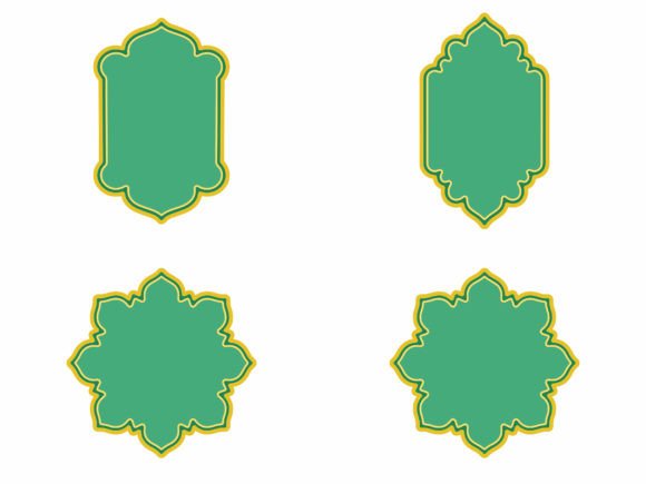 Islamic Eid Al Fitr Frame Background