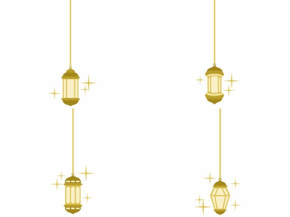 Islamic Lantern Frame Background