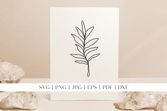 Line Art Leaves Continuous Line Design Review for Real Projects