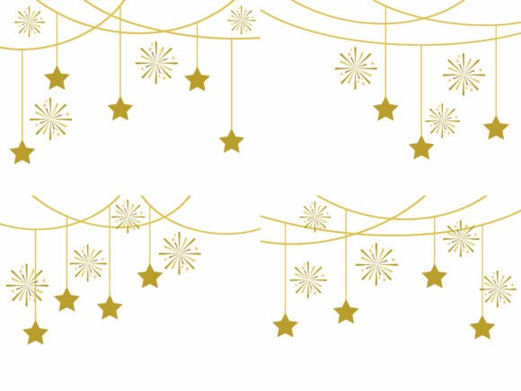 New Year Border Background Decoration